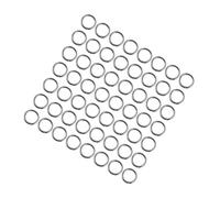 HINTRMENT Stainless Steel Double Ring Connectors with Quick Rigging and Minimise Line Twists 100pcs 7mm round Split Rings for Fishing Lure Hardware for Crankbait and Offshore Big Game