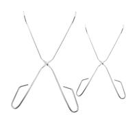 HINTRMENT Trash Grabber Tool Litter Picker Stick Heavy Duty Stainless Steel 2pcs with Convenient Size and Secure Grip Lightweight Reaching Aid for Elderly Seniors for Outdoor Use