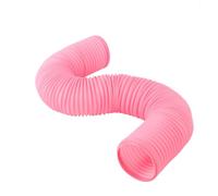 HINTRMENT Tunnel to Break Boredom Pink Made of Sturdy Plastic Hamster for Exercise and Ability Cultivation Hamster Tube Tunnel for Living Room and Pet Shop Use
