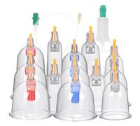 HINTRMENT Vacuum Suction Cupping Cups for Home Use, Abs Material Massage Therapy Tool for Self-Massage and Calming Nervous System, Design for Effective Body Relaxation