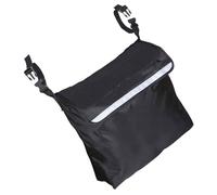 HINTRMENT Waterproof Attachment Large Wheelchair Capacity Side Bag with Storage and Multiple Internal Compartments, Quick Polyester Pouch for in Black Walkers and Mobility Scooters