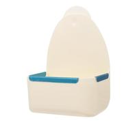 HINTRMENT White Hanging Pet Feeder Bowl for Small Pets and Rabbits, Pp Material with Anti-tip Design and Easy to Clean, for Cages and Pens Feeding