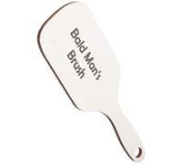 HINTRMENT Wood Bald Man 5 Pcs Styling Large Wide Tooth Comb Pranks Comb Prop Elegant Stylish with Luxurious Feel Prevents Scratching The Scalp for Comedy Acts and Office Use