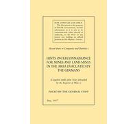Hints on Reconnaissance for Mines and Land Mines in the Area Evacuated By The Germans