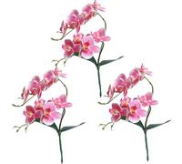 Hintyne Artificial Orchid Fake Orchids 18 Inch realistic Fake Orchid Decorative Orchid Artificial Flowers for Home Decor, Bathroom, Living Room Decorations Style2