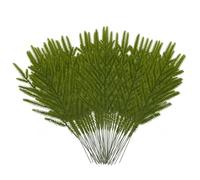 Hintyne Artificial Pine Branches 50PCS Norfolk Pine Stems 14 inch Real Touch Norfolk Branches Christmas Greenery Picks for Vase Fillers Christmas Wreath DIY Crafts Home Decoration