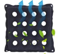 Hintyne Bed Sore Cushions for Butt with Inflator 19x19in Pressure Relief Seat Cushion 16 Hole Inflatable Flocking Waffle Pad for Sickbed Wheelchair Car Office