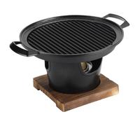 Hintyne Korean BBQ Grill Smokeless Non-Stick Tabletop Charcoal Grill Easy-Assemble Portable BBQ for Home/Picnics/Camping/Outdoor Gatherings