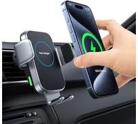 Hinyx Wireless Car Charger - 15W Car Phone Holder Wireless Charger Mount Automatic Sensor Car Charger Vent for iPhone 14/13/12/11/11 Pro Max/XS Max/X/XR/8, Compatible for S21/S20/S10/Note10