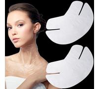 HINZIC 100pcs Disposable Neck Wrinkle Mask for Lock in Moisture, Wrapped Cling Mask Cover Film Patches Moisturizer for Anti Ageing Skin Care