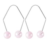 HINZIC 2PCS Natural Dimple Makers, Pink Facial Muscle Dimple Trainer Exerciser Lift Tools for Beautiful Smile