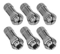 HINZIC Die Grinder Collet, High Carbon Steel 3mm & 6mm Collets, 1/4-Inch Arbors Shanks, 6Pcs