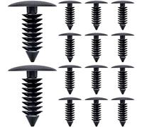 HINZIC Honeycomb Pins, 100 Pcs 7.5-8 mm, Plastic, for Laser Engraver Accessories Grid Working Table, Button Style, Black (4412)