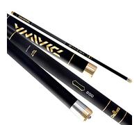 HIOD 8-13m Carbon Fishing Rod Extra Long Lightweight Design Suitable for Waters such as Rivers/Ponds Black,12M