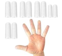 HioIoiH 10 Pack Silicone Finger Protectors,For Man,Gel Finger Splints Cots & Protector,Protect Finger Tips Cracked, Arthritis