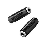 Hioip 2 Pcs 3.5mm Female to Female Coupler Small Double Female 3.5mm Jack Plug Nickel Plated Stereo Audio Adapter Headphone Connector Aux Cord Adapter for Speaker Bluetooth Receiver Extending Cable