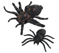Hioip 2 Pcs Fake Tarantula Spider, Realistic Animal Figures, Authentic Spider Educational Learning Model Insect Plastic Spider Parent and Child Perfect for a Birthday Gift Party Gift and Halloween