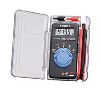 Hioki 3244-60 Card HiTester and Digital Multimeter, 41.99 Megaohms Resistance, 500V AC/DC Voltage