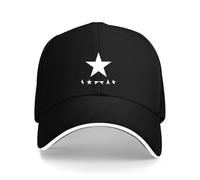 hioknytfs Yoga Hat for Women Men Blackstar David Bowie Logo Baseball Cap Trucker Caps Color Black