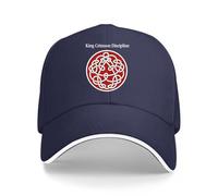hioknytfs Yoga Hat for Women Men King Crimson Discipline Baseball Cap Trucker Caps Color Navy Blue