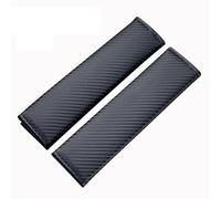 HIOMAQ 2 Pcs Car Seat Belt Cover Pads for BMW 4 Series 5 Series F32 G22 F36 F33 G23 G26 E60 F10 G30 F07 F11, Universal Comfort Seatbelt Covers Non-Slip Lining Auto Interior Accessories,A/Black