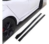 HIOMAQ Car Side Skirts for BMW X1 X2 X3 X4 X5 X6 E84 F48 F39 E83 F25 F26 G02 E53 E70 F15 G05 E71 F16, Car Side Step Anti-Collision Protector Universal Steps Body Styling Accessories,A/Glossyblack
