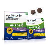 Hionfurt HMSDR2 Motion Sickness Patches, 48 Patches with Lavender Essence
