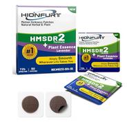 Hionfurt HMSDR2 Motion Sickness Patches with Plant Essence - Lavender - 80 Count for Fast Nausea Relief in Car, Sea, Air Travel - Travel Sickness Patches Non-Drowsy, Effective, Lasts 72 Hours
