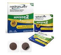 Hionfurt HMSDR2 Motion Sickness Patches with Plant Essence - Lemon - 32 Count for Fast Nausea Relief in Car, Sea, Air Travel - Travel Sickness Patches Non-Drowsy, Effective, Lasts 72 Hours
