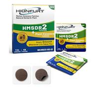 Hionfurt HMSDR2 Motion Sickness Patches with Plant Essence - Lemon - 48 Count for Fast Nausea Relief in Car, Sea, Air Travel - Travel Sickness Patches Non-Drowsy, Effective, Lasts 72 Hours