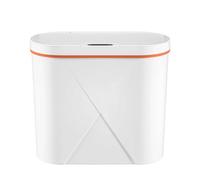 HIONJIN Smart Bathroom Trash Can Automatic Bagging Can Touchless Narrow Smart Sensor Garbage Bin Smart Home(E)