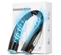 Hionly AI Neck Fan, 6 Speeds Adjustable Portable Personal Fan Rechargeable, Faster Cooling Wearable Fan, Ultra Quiet for Home, Office, Travel, Outdoor