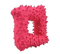 hionre Dog Puppy Latex Pierced Bones Multi-Shape Vocal Bite-Resistant Teeth Cleaning,Safe and Durable Sounding Pet Toys - A