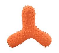 hionre Dog Puppy Latex Pierced Bones Multi-Shape Vocal Bite-Resistant Teeth Cleaning,Safe and Durable Sounding Pet Toys - C