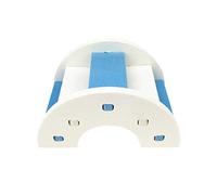 hionre Hamster Rat PVC Animal Small Cute Pet Mouse Climbing Playing Toy Ladder Blue White