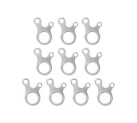 HIOPOIUYT 10Pcs Aluminum Alloy Rope Buckle Resistance Regulator Buckle Knotting Tool Adjustable Length Tool Tent Accessory Adjustable Length