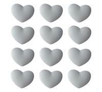 HIOPOIUYT 12pcs Tennis Racquet Dampeners Heart Shape String Dampener Silicone Tennis Racket Damper Absorber Dampener Gear Control