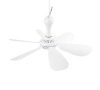 HIOPOIUYT 16.5inch Camping Fan 5W USB Tent Fan Gazebo Ceiling With 6 Canopy Hanging For Outdoor Activities Hanging Hook Usb For Bedroom Outside