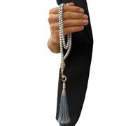 HIOPOIUYT 99 Beads Dhikr Muslims Tasbih With Elegant Tassels Great Polishing For Devout And Ritual Ceremony Tasbih Dhikr Zikr Worry