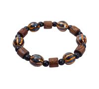 HIOPOIUYT Adjustable Elastic Wristband With Playful Cats Motifs Vibrant Ceramic Beaded Wrist Chain For Women And Teens Cats Design