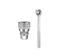 HIOPOIUYT Adjustable Universally Socket Wrench Grip Adapter 10-19mm Hexagonal Head Nut and Bolts Driver Tool Tool