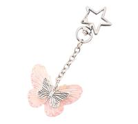 HIOPOIUYT Aesthetic Keychain Charms Butterfly Bag Charm Pendant Sweet Heart Bows Keychains Charms Hanging Ornament For Womens Aesthetic Bag For Handbags