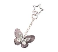 HIOPOIUYT Aesthetic Keychain Charms Butterfly Bag Charm Pendant Sweet Heart Bows Keychains Charms Hanging Ornament For Womens Aesthetic Bag For Handbags