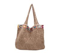 HIOPOIUYT All-matching Handbag For Women Knitted Shoulder Bag Stylish Armpit Female Underarm Casual Beach Women Beach Knitted Underarm Stylish Shoulder Fashion Handbag
