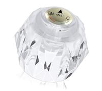 HIOPOIUYT Clear Acrylic Geometric Shape Bathroom Faucet Knob Replacement Easy Rotating Handle for RP2391 Shower Bathtub Use Bathtub Faucet Handle Replacement
