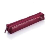 HIOPOIUYT Clear Nylons Pencil Case See Through Bag Light Weight Pen Pouches Organizers Travel Cosmetics Lightweight Student Pencil Storage Bag