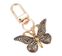 HIOPOIUYT Color Gradient Acrylic Butterfly Keychain For Bags Backpacks And Keys With Practical Hook Bag Pendant Handbag Decoration Multifunctional Backpack Charm