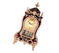HIOPOIUYT Decorative European Vintage Mantels Clock Automatically Plays Unique Music Chimes On The Hour With Pendulums Decoration Automatic Music Timekeeping Clock