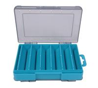 HIOPOIUYT Double Side Tackle Carrying Case Large Clear Fishing Lures Storage Box Water Proof Tackle Organizers Tackle Tool Box Fishing Lures Box Lures Baits Hook Storage Case