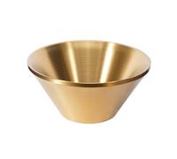 HIOPOIUYT Double Wall Insulated V-Shape Salad Bowl Stainless Steel Mixing Bowls for Soup Ice Cream & Food Prep Easy Kitchenware V Shape Mixing Salad Bowl